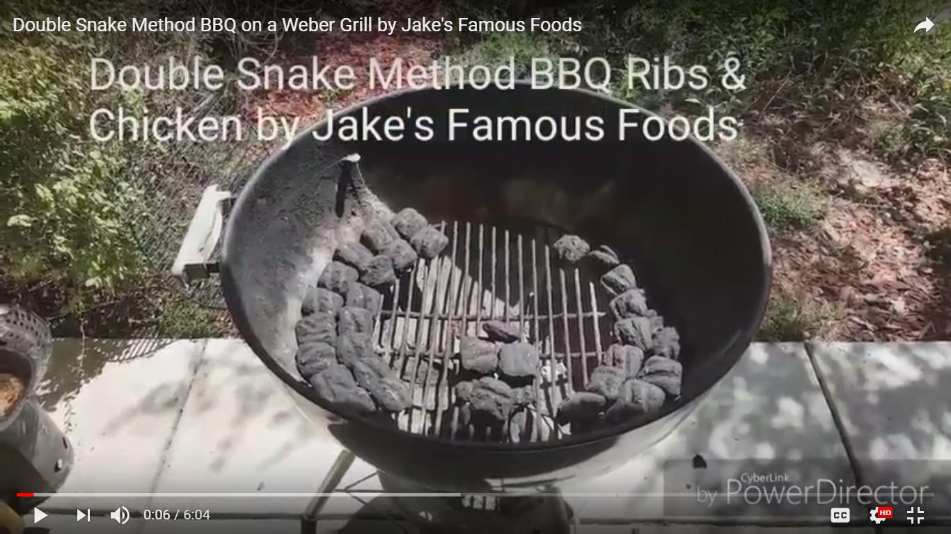 Double Snake Method Barbecue